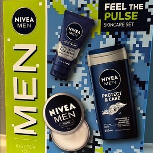 Men Skincare Set - Blue